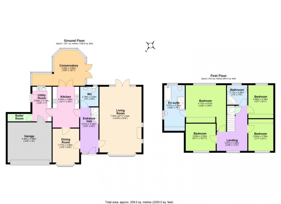 Floorplan for Apple Tree House, Black Horse Hill, Appleby Magna, Swadlincote