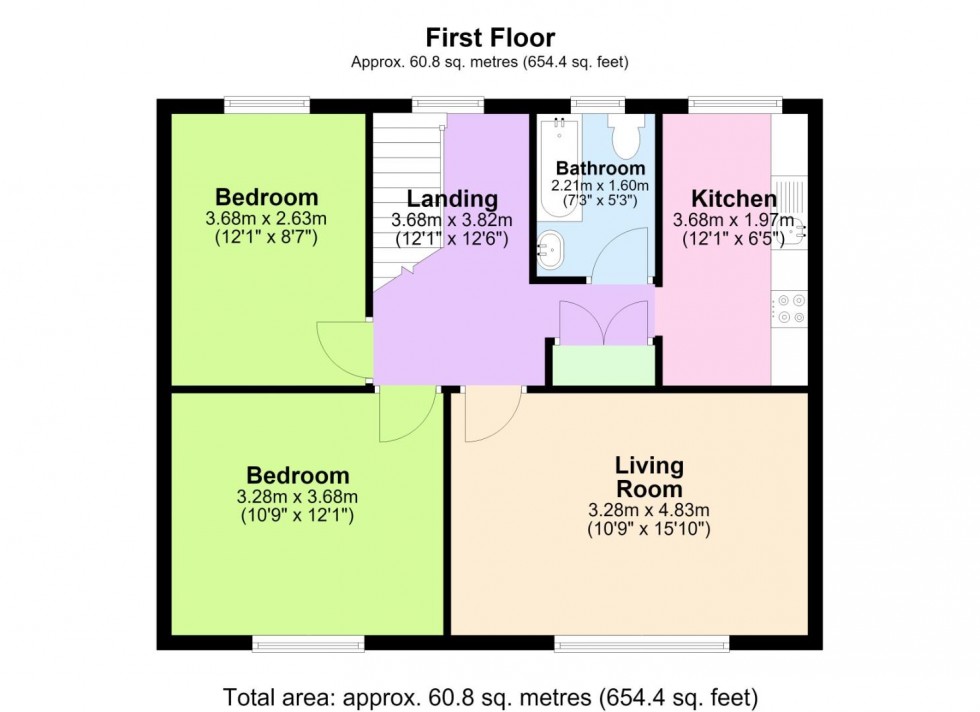 Floorplan for Limefield Court, Lady Bay Road, West Bridgford, Nottingham