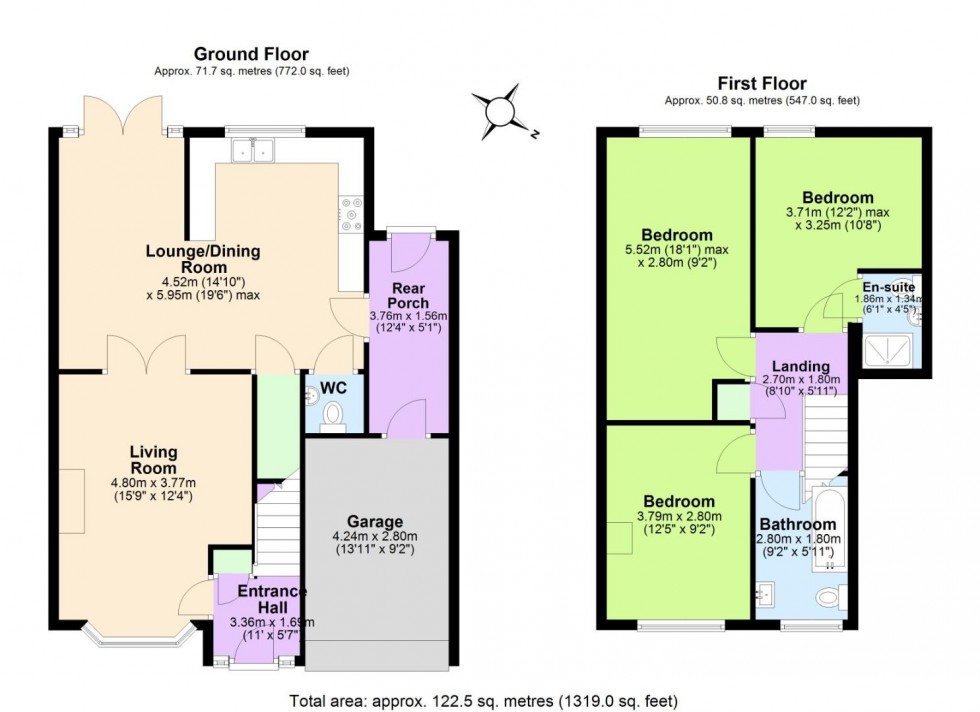 Floorplan for Church Street, Coton-In-The-Elms, Swadlincote