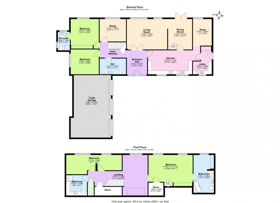 Floorplan for The Leys, Normanton-on-the-Wolds