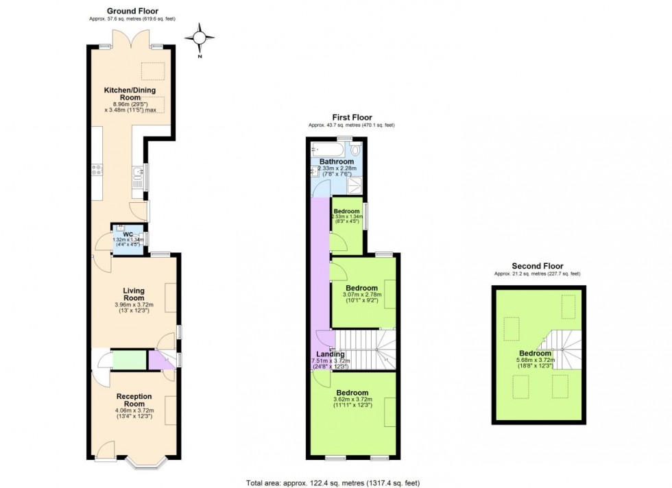 Floorplan for Avenue Road, Ashby-De-La-Zouch