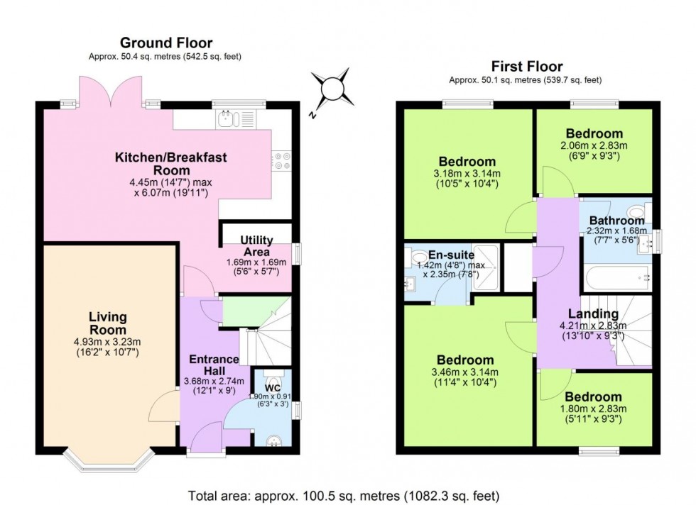 Floorplan for Stoneyford Road, Overseal