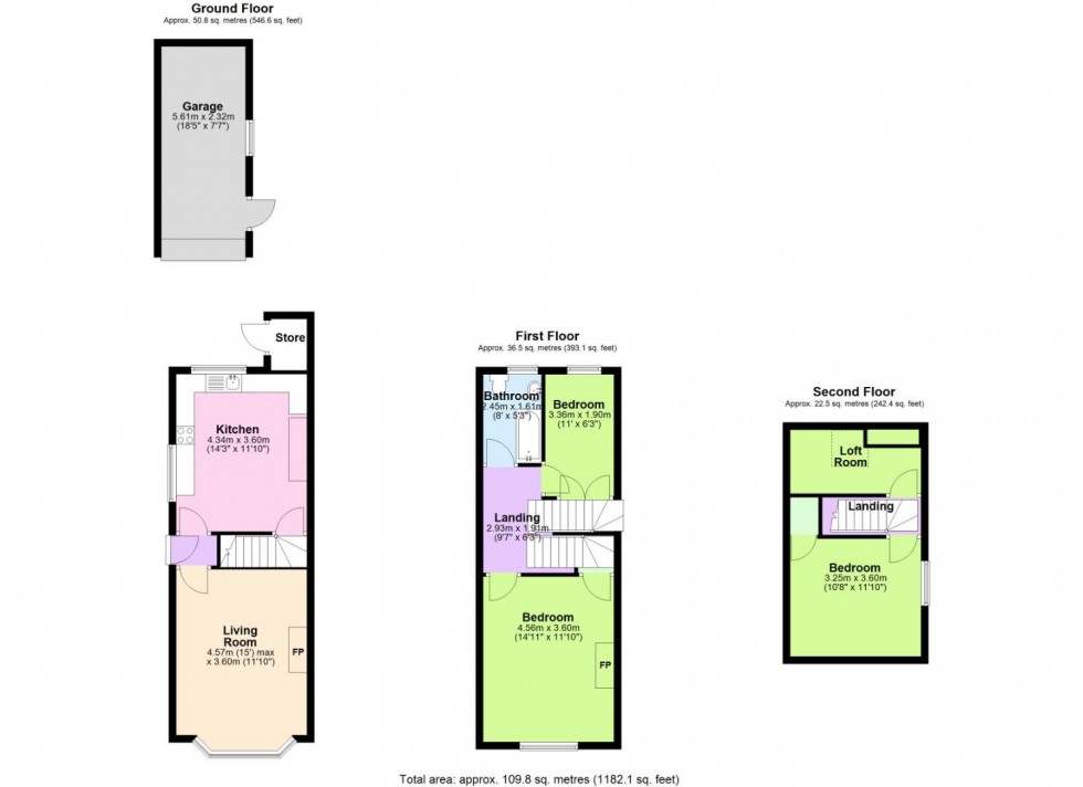 Floorplan for Abingdon Road, West Bridgford, Nottingham