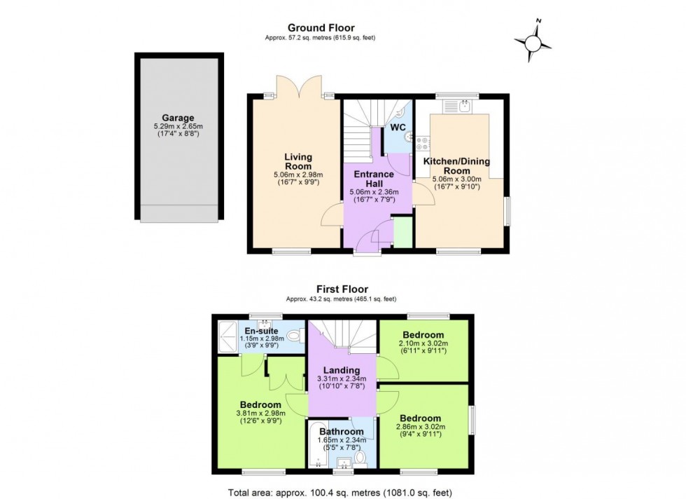 Floorplan for Windmill Close, Woodville