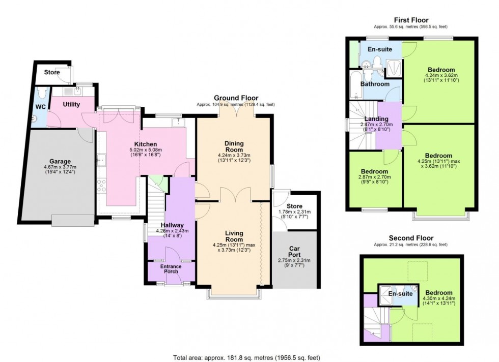 Floorplan for Edward Road, West Bridgford, Nottingham