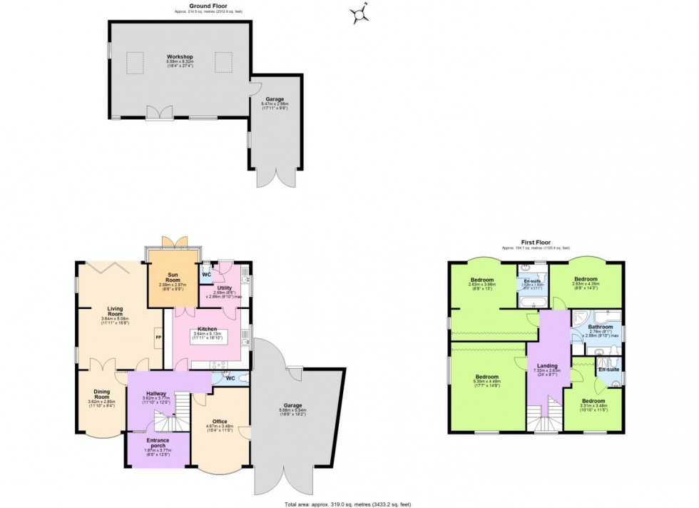 Floorplan for Melton Road, Keyworth, Nottingham