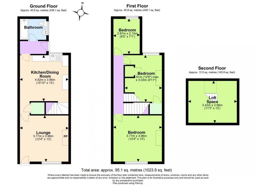 Floorplan for Loughborough Road, Coleorton, Coalville