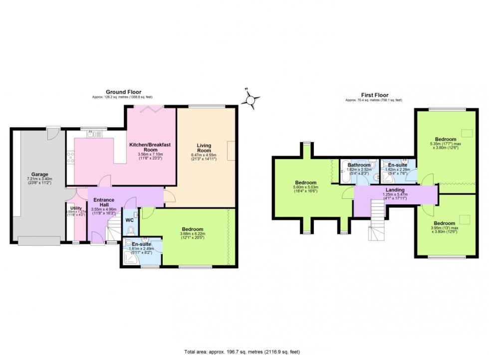 Floorplan for Sealwood Lane, Overseal, Swadlincote