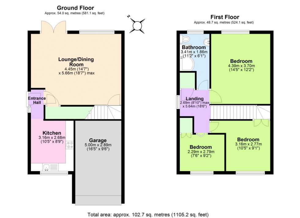 Floorplan for Queen Street, Church Gresley, Swadlincote