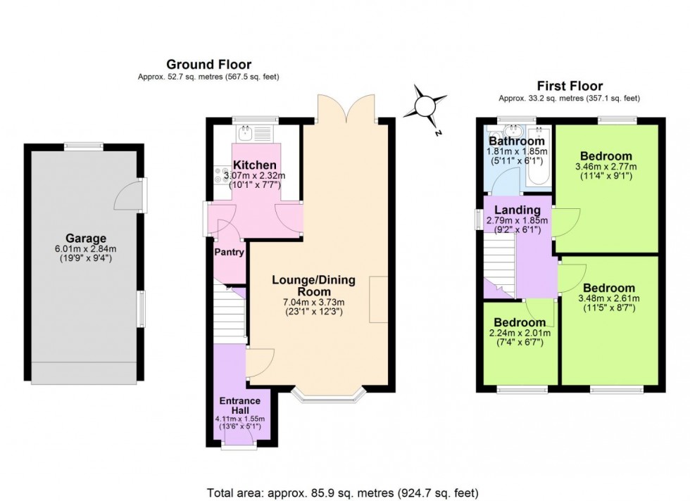 Floorplan for The City, Woodville
