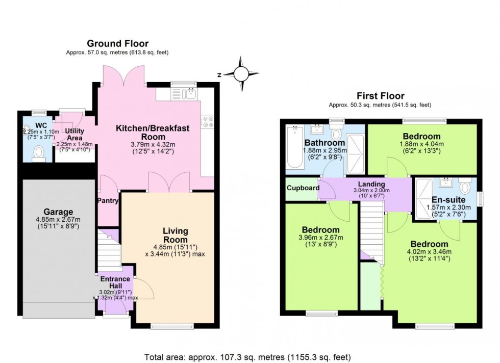 Floorplan for Winfield Way, Blackfordby, Swadlincote