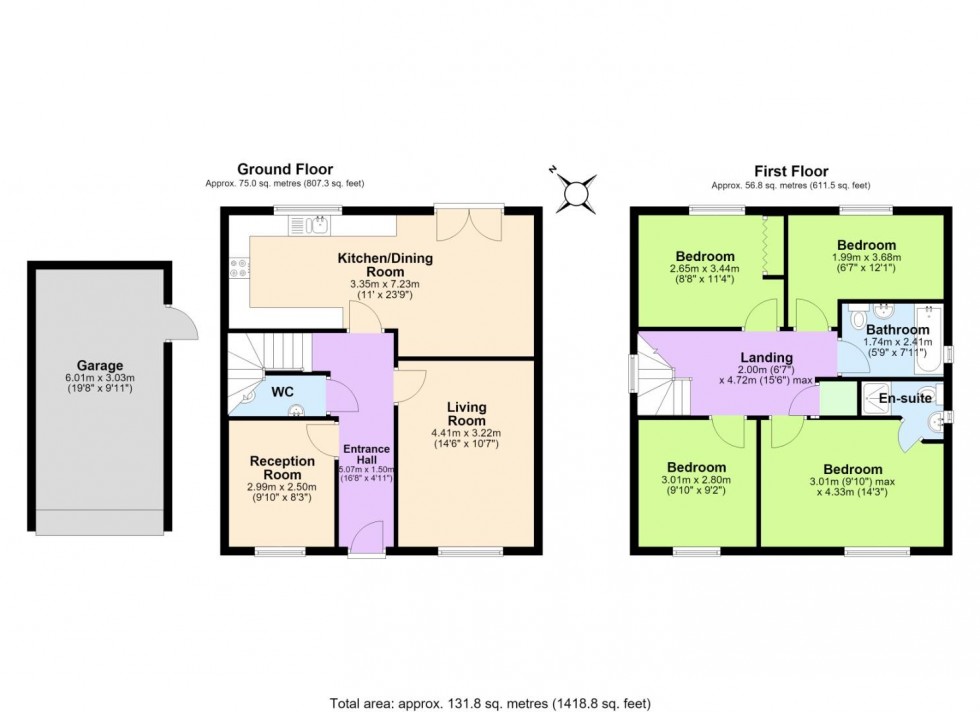 Floorplan for St. Helens Lane, Appleby Magna, Swadlincote