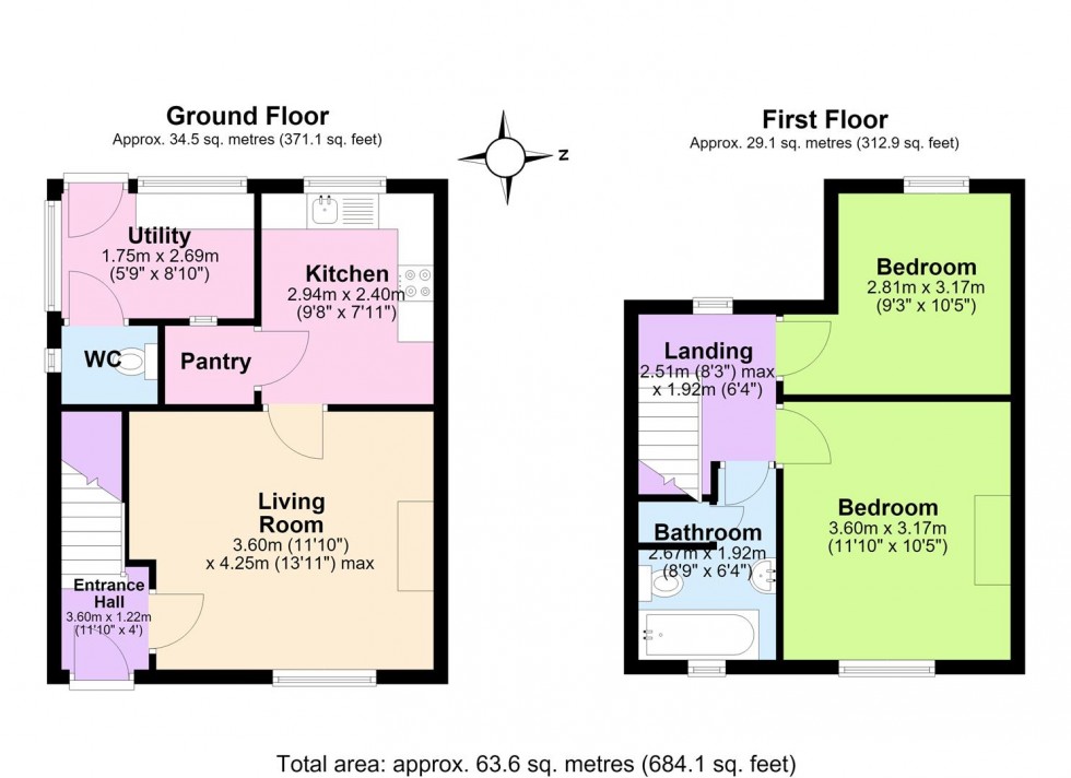 Floorplan for New Street, Fazeley, Tamworth
