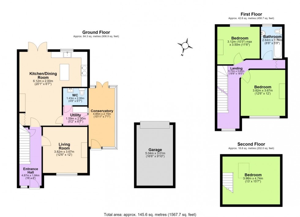 Floorplan for Willesley Road, Ashby-De-La-Zouch
