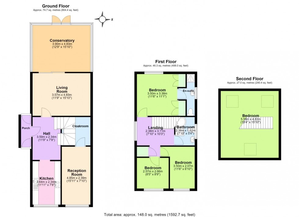Floorplan for Nottingham Road, Keyworth, Nottingham