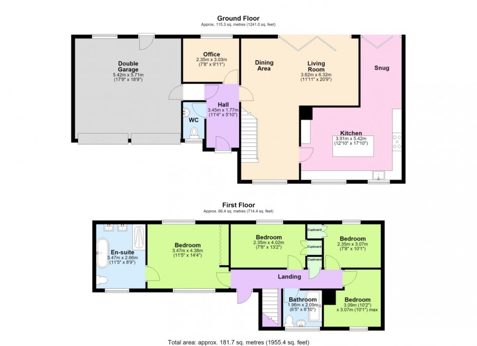 Floorplan for Park Avenue, Plumtree Park, Nottingham
