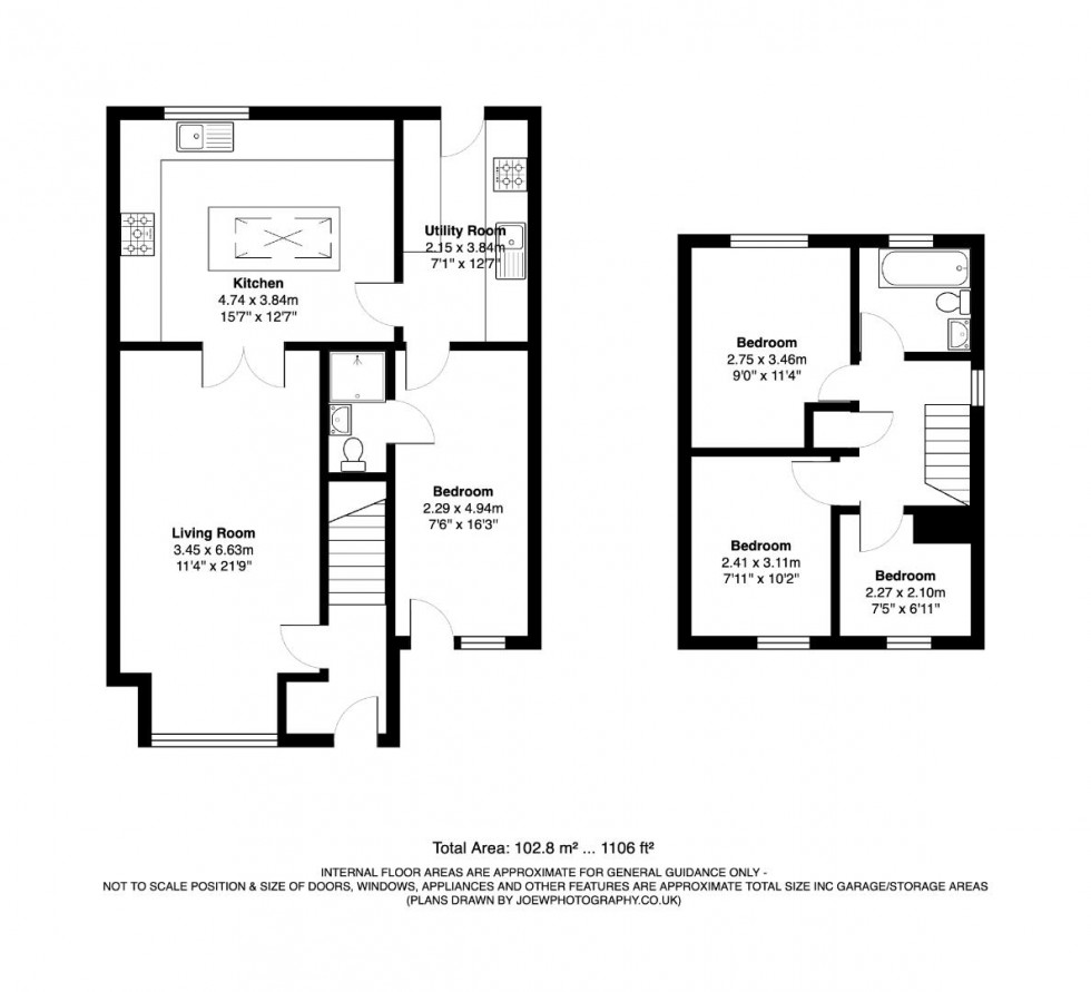Floorplan for Lauder Close, Willenhall, Wolverhampton