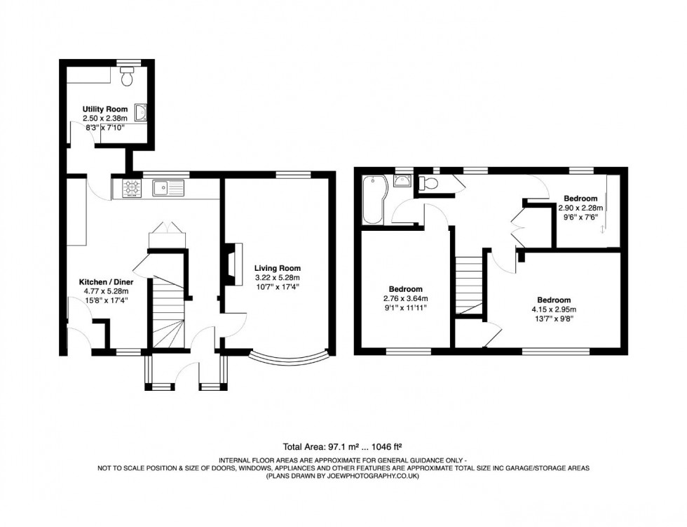 Floorplan for Kemberton Close, Finchfield, Wolverhampton