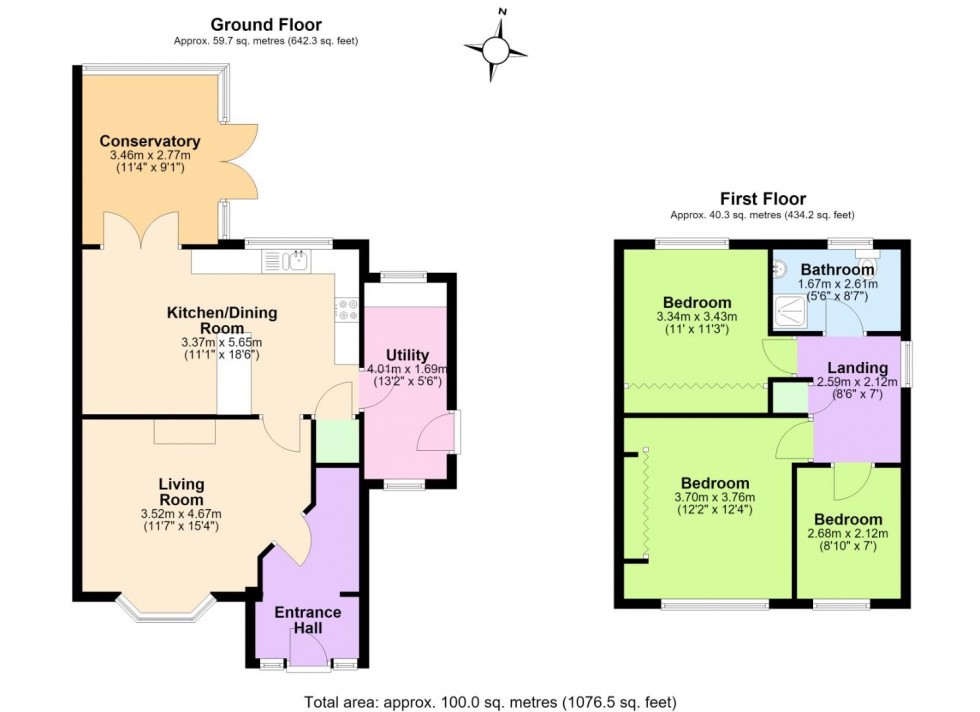 Floorplan for Manor Road, Heather, Coalville