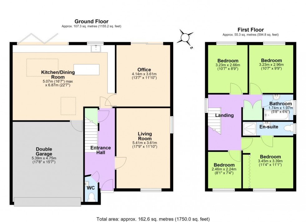 Floorplan for Gresham Close, West Bridgford, Nottingham