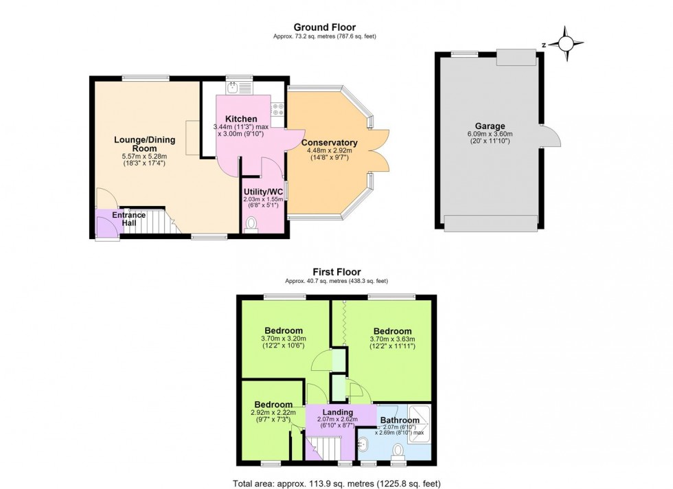 Floorplan for Chesterton Way, Tamworth
