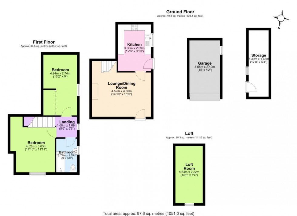 Floorplan for Silver Street, Oakthorpe, Swadlincote
