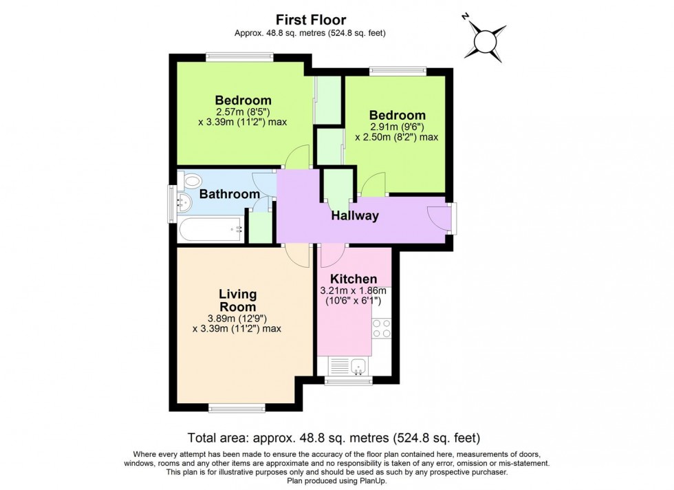 Floorplan for Oxbridge Way, Tamworth