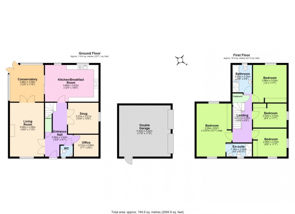 Floorplan for Brunel Way, Church Gresley, Swadlincote