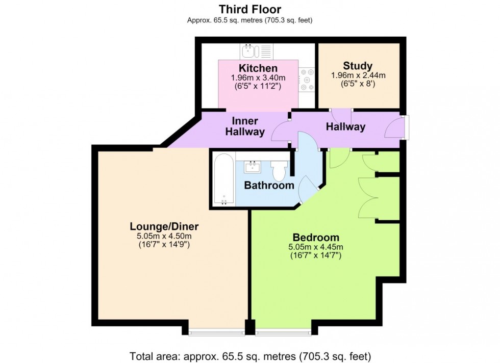 Floorplan for Radcliffe Road, West Bridgford, Nottingham