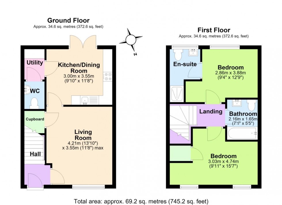 Floorplan for Wisteria Drive, Edwalton, Nottingham