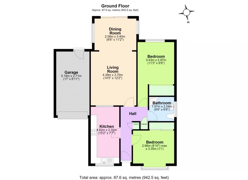 Floorplan for Sloane Court, West Bridgford, Nottingham