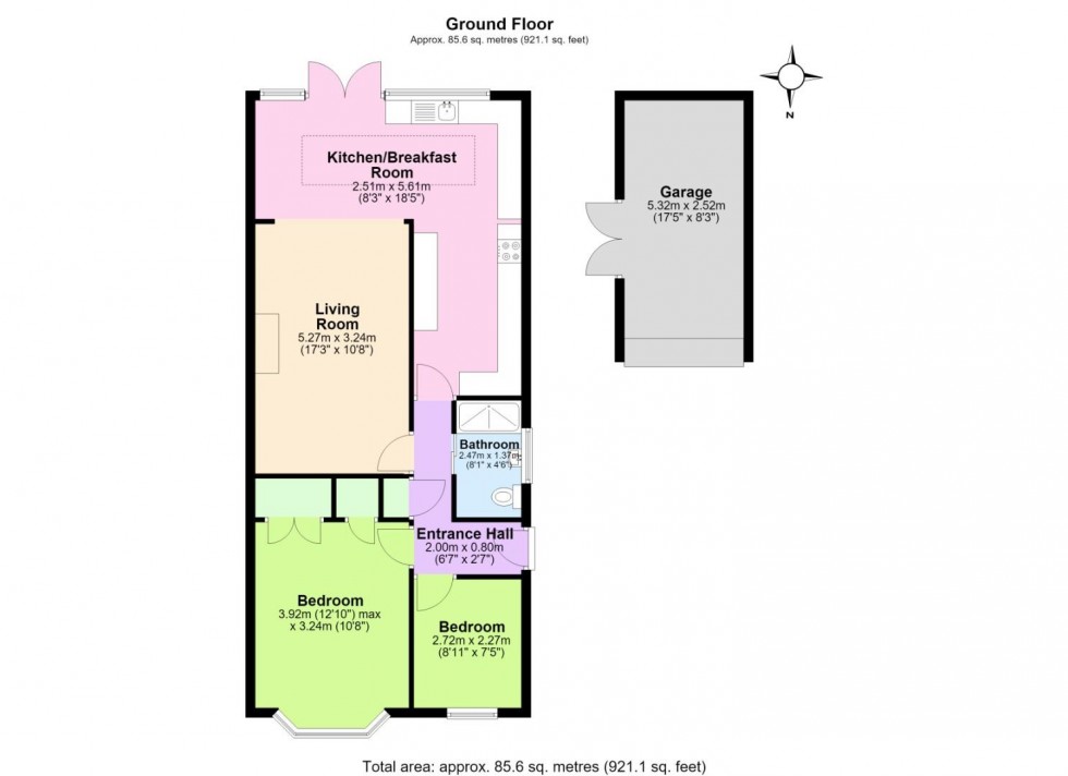 Floorplan for New Street, Donisthorpe, Swadlincote